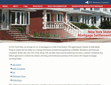 Tablet Screenshot of nysmortgagesettlement.com